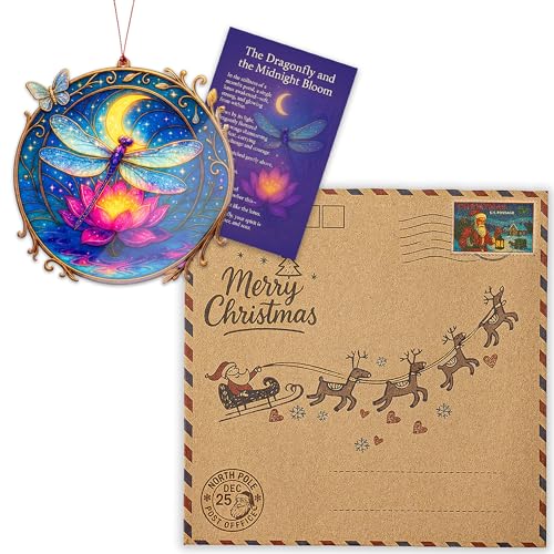 Dragonfly Gifts for Women – Inspirational and Spiritual Dragonfly Decor, Women Birthday Gifts, Valentine’s Day Gift, Christmas Ornament