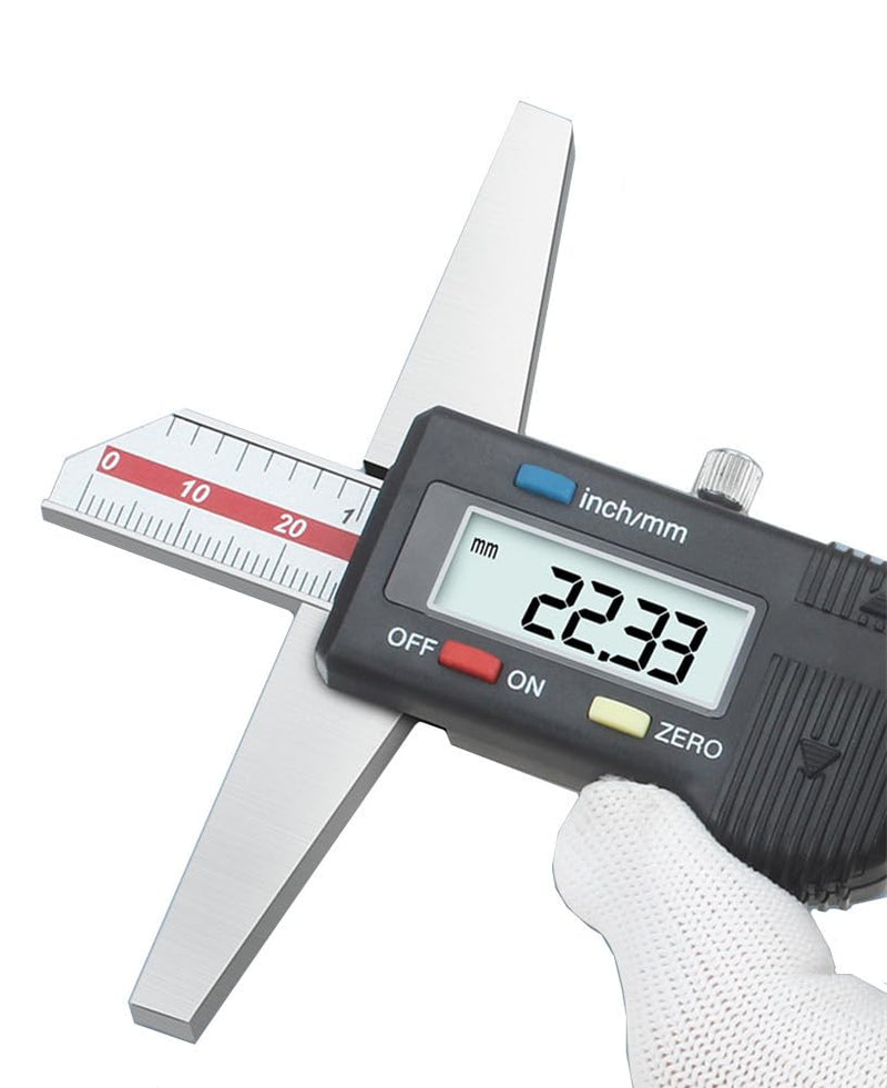 [Australia - AusPower] - General Tools Depth Gauge Vernier Caliper,0-6"/150mm,0-8"/200mm,0-12"/300mm (Digital 0-150mm) digital 0-150mm 