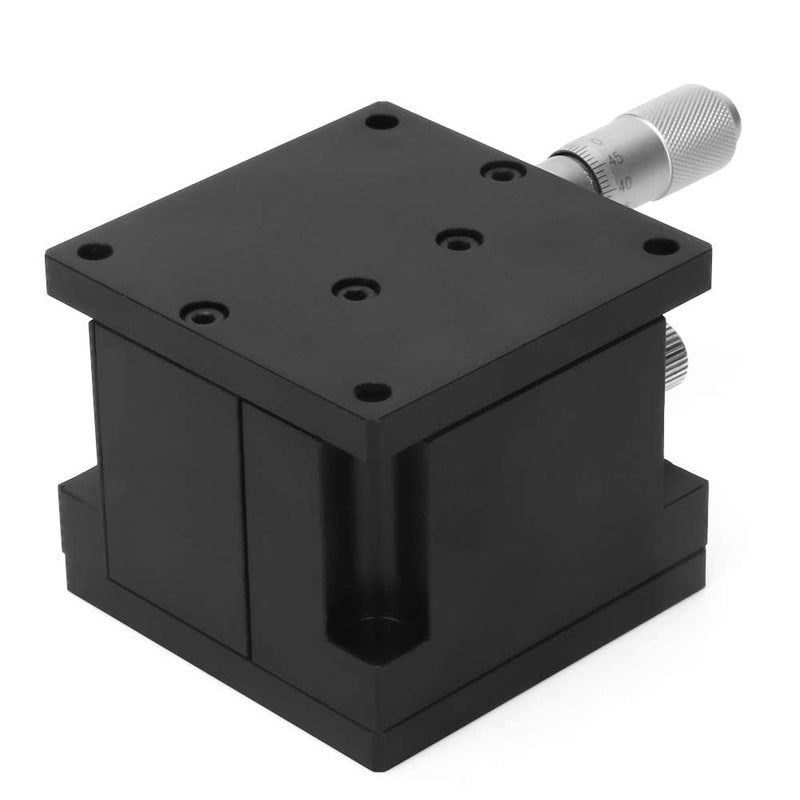 [Australia - AusPower] - Jectse Manual Z Linear Stage,Micrometer Fine Tuning Bearing Slide Table,Precision Trimming Cross Roller Z-axis Linear Position Stage 2.4 * 2.4in,for Precision Inspection, Equipment 