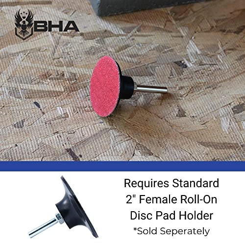 BHA 2" Ceramic Quick Change Sanding Discs Type R Male, 36 Grit - 25 Pack 36.0
