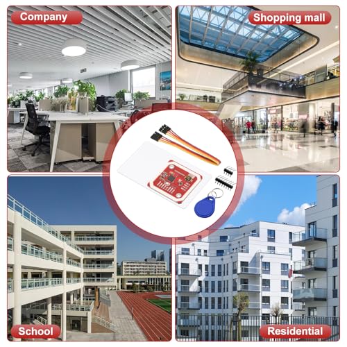 PN532 NFC NXP RFID Module V3 Kit AYWHP 2 Pieces Near Field Communication Reader Module Kit I2C, NFC RFID Card Read Module RFID Reader NFC Sticker Compatible with Arduino