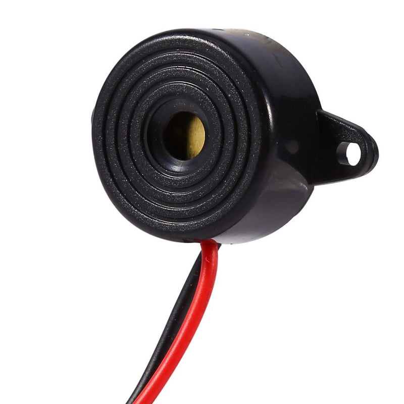 3-24 V Electronic Buzzer, Piezotone Buzzer, 85 to 95 Decibels, Cable Length 100 mm, Widely Used in Computers, Printers, Photocopiers, Alarm Systems and Electronic Toys