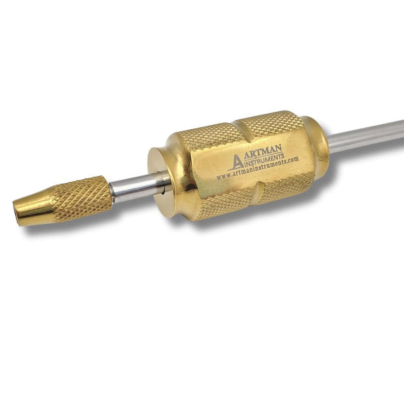 [Australia - AusPower] - Dental Morrell Crown Remover, Manual Crown Remover for Root Treated Teeth, Controlled Power Crown Remover 3 Attachments and Adjusting Wrench 