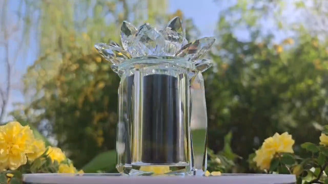 Keepsake urns for Human Ashes Crystal Small urns Cremation Keepsake Photo Urn with Candlestick Sharing Ashes Mini Memorial Urn for Human or Pet to Remember Your Loved One Lost