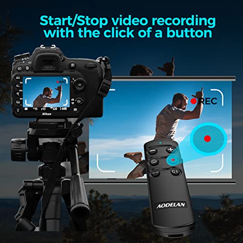 Wireless Remote Shutter Release for Sony ZV-E10, ZV-1, A7III, A7IV, a6400
