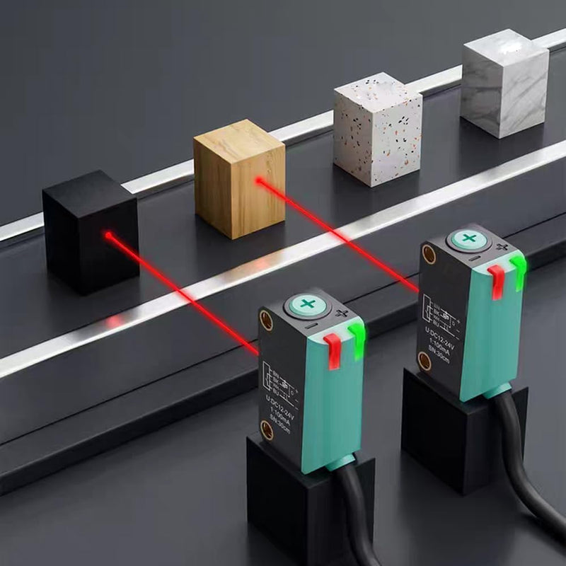 [Australia - AusPower] - BGSX-LS61 Photoelectric Sensors, Background Suppression Diffuse Photoelectric Switch, Not Affected by Object Color(PNP Output) BGSX-LS61(PNP) Industry 