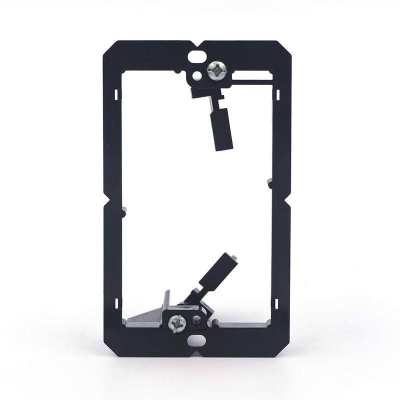 [Australia - AusPower] - VCE Low Voltage Mounting Bracket (1 Gang, 5 Pack) for Single Gang Wall Plate, Telephone Wires, Network Cables, HDMI, Coaxial, Speaker Cables, Black 