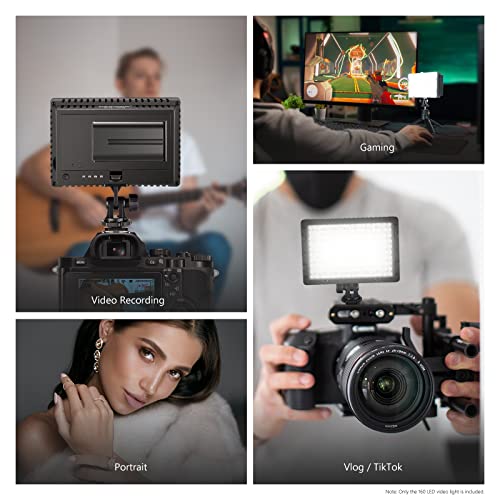 NEEWER 160 LED CN-160 Dimmable Ultra High Power Panel Camera Video Light