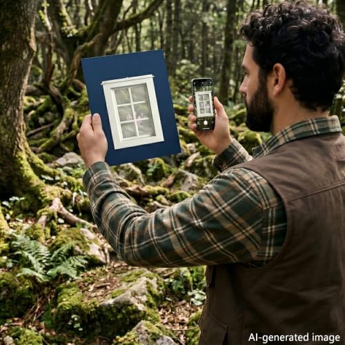 Handheld Viewfinder with Built-in Comp Window for Photographers (B) B