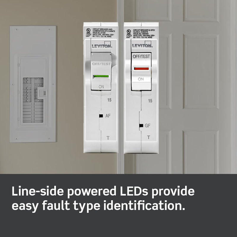 [Australia - AusPower] - Leviton LB230-T 30A 2-Pole Plug-On Standard Branch Circuit Breaker, Thermal Magnetic, 120/240 VAC, White 