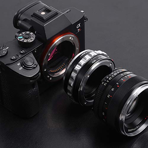 K&F Concept Lens Mount Adapter Compatible with Nikon G AF-S F AIS AI Nikkor F Mount G-Type D/SLR Lens to Sony Alpha E-Mount NEX Camera Compatible with Sony Alpha A7,A6000,A6300,A6500,A5000,A5100 NIK(G)-NEX