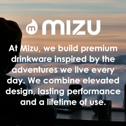 MIZU - V8 Water Bottle | 26 oz. Double Wall Stainless Steel Vacuum Insulated | Narrow Mouth with Leak Proof Cap | Multiple Colors | BPA Free Leaf