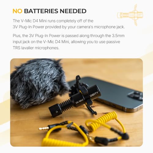 Deity V-Mic D4 Mini Supercardioid On-Camera Mic for DSLR & Vlog