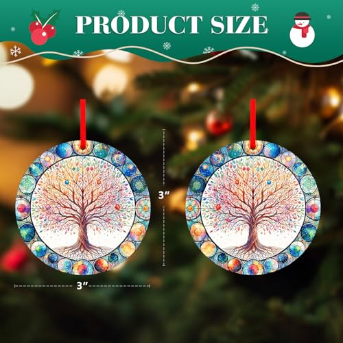 D24TIME Tree of Life Ornament for Christmas Tree - Christmas Decorations Hanging Ornament Decor Keepsake C