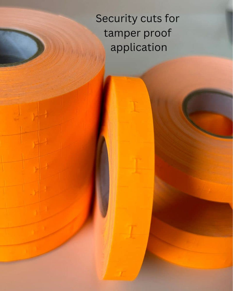 1110 Pricemarking Labels Compatible for Monarch 1110 Labellers, 16 Rolls = 17000 Labels (Orange Fluorescent) Orange Fluorescent