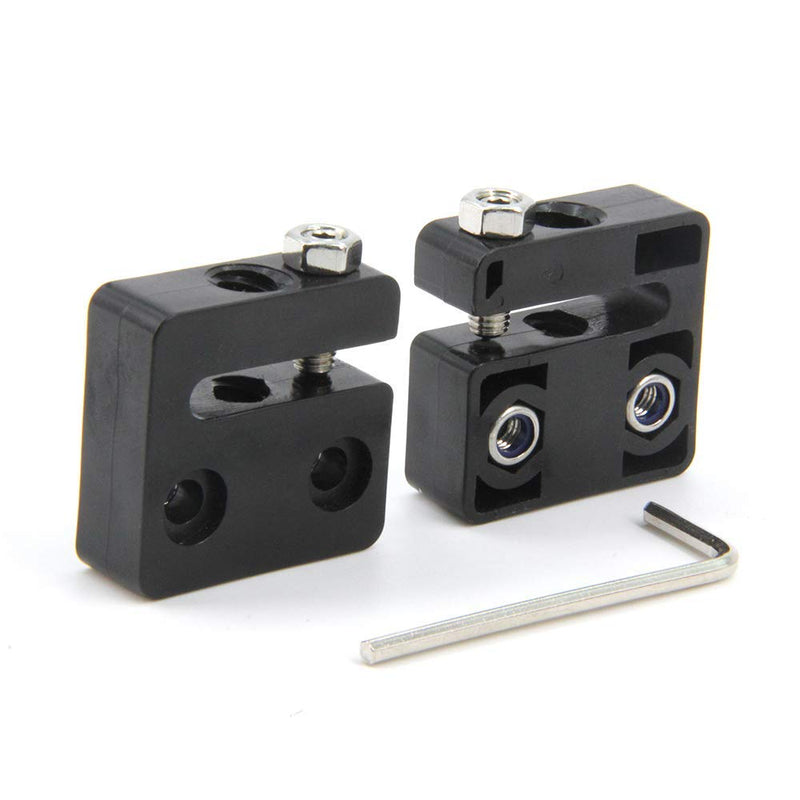 [Australia - AusPower] - Zeberoxyz 2PCS Anti-Backlash Nut Block for 8mm Diameter, 2mm Pitch 4mm Lead POM Screw Nut for CNC and 3D Printer (4mm Lead-2-heads) 4mm Lead-2-heads 