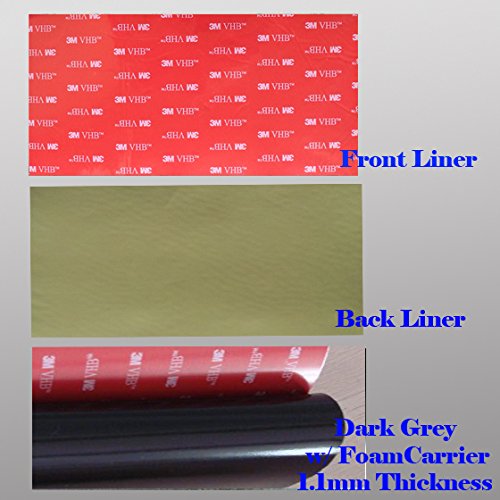 3M VHB 100x200mm~ (4" X8") Double Sided Foam Adhesive Sheet Tape 5952 Automotive Mounting Industrial Grade Very High Bond 5952 (1 Sheets 100x200mm) 1 sheets 4"x8"