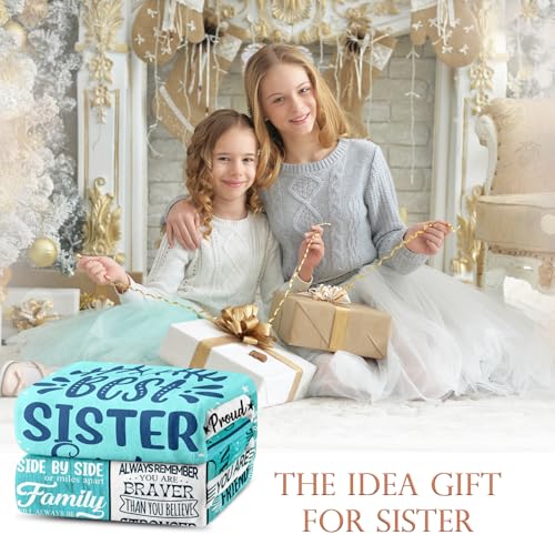 Sisters Birthday Gifts from Sister Brother, Sisters Blanket 60"X80" Sister Gifts 60"x80"