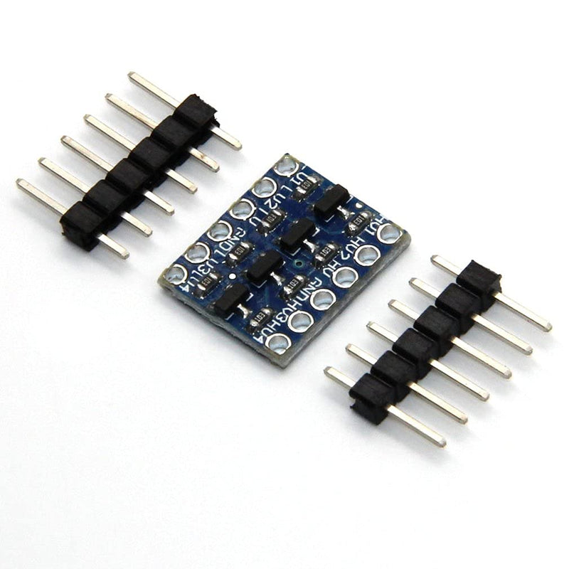 RUNCCI-YUN 15x 4-Channel Level Converter Logic Level Converter Shifter 4 Channel Level Converter I2C IIC Bidirectional 5 V ~ 3.3 V for Arduino Raspberry Pi Microcontroller