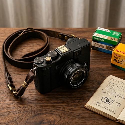 Metal Hot Shoe Cover Shutter Button for Fujifilm X100VI XT50 XT30III Copper Alloy-Set