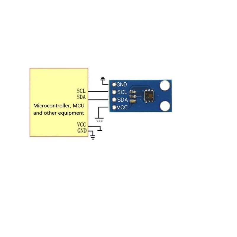[Australia - AusPower] - 2Pcs HDC1080 High-Precision Temperature and Humidity Sensor Board Module for Arduino Temperature Humidity Sensor 