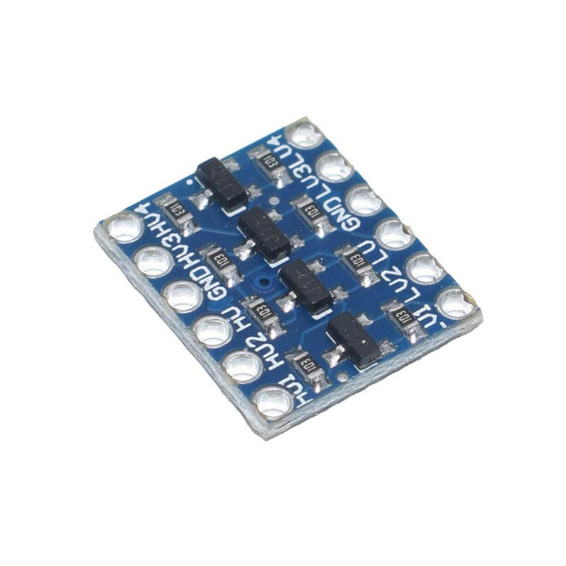 [Australia - AusPower] - Youmile 3.3 V to 5 V 4 Channels IIC I2C Logic Level Converter Bi-Directional Shifter Module for Arduino/Raspberry Pi with Dupont Cable Pack of 10 