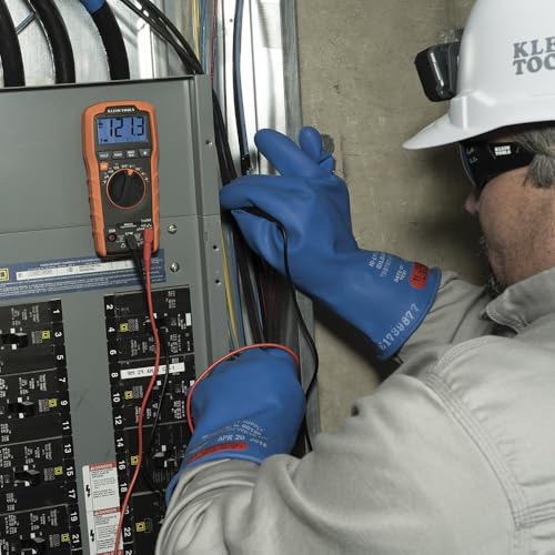 Klein Tools MM420 digital multimeter with auto-ranging TRMS, 600V AC/DC voltage and 10A current testing