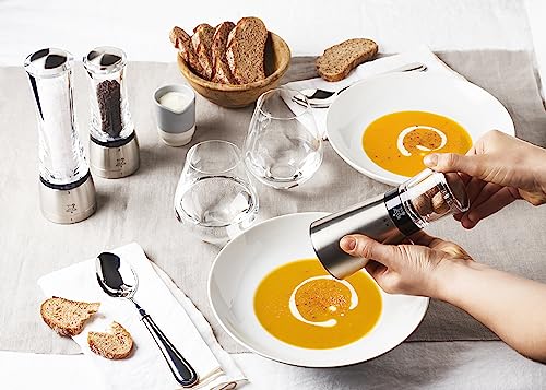 Peugeot - Daman Nutmeg Manual Mill - Acrylic and Stainless Steel, 15 cm