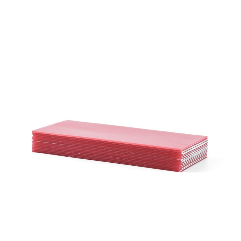 [Australia - AusPower] - Lab Base Plate Wax Dental Wax Sheets Red Utility Wax Sheets US Stock (20PCS) 