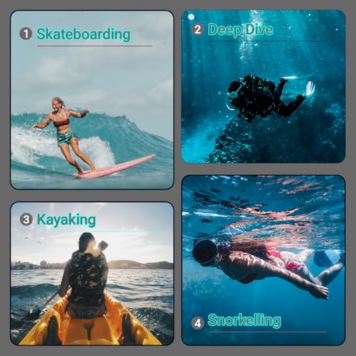 DJI Osmo Nano Waterproof Case, 60M/197FT Underwater Housing for Scuba Diving & Snorkeling with Mounting Bracket,Anti-Fog HD Lens