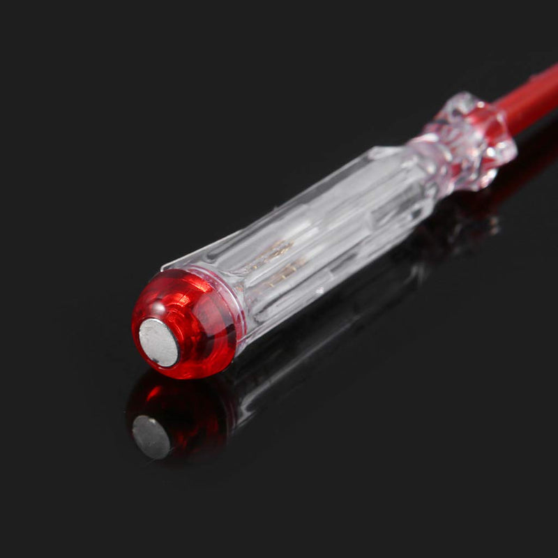 [Australia - AusPower] - Professional 100-500V Pocket Pen Sensor Voltage Detector Tester Screwdriver Clip Tester Voltage Test Pencil 