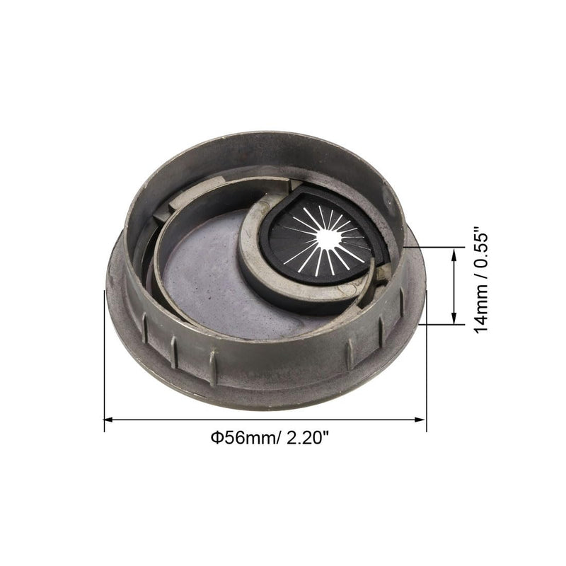 [Australia - AusPower] - uxcell Cable Hole Cover, 2Inch/50mm Zinc Alloy Desk Wire Cord Cable Grommets Hole Cover for Office PC Desk Cable Cord Organizer, 4Pcs Bronze Tone 2 inch 