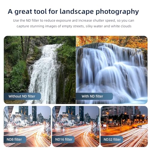 Camera Lens Filter Set for DJI Action 5 pro/4/3,4 Pack CPL ND32 ND16 ND8 Action 5/4/3 CPL+ND8 16 32 Filter