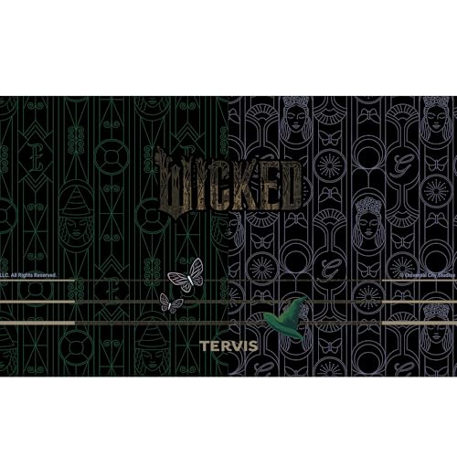 Tervis Traveler Wicked: For Good - In Gold Triple Insulated Tumbler Travel Cup Keeps Drinks Cold & Hot, 20OZ, Stainless Steel 20 Ounces Tumbler with Slider Lid