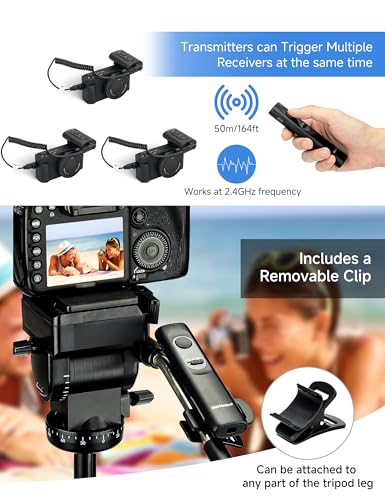 PROfezzion 164ft Remote Shutter Release Wireless for Select Sony Cameras
