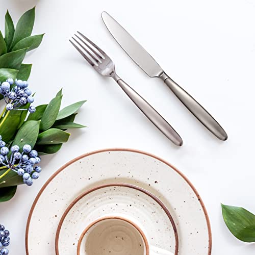 Tidal Frosted (Forged) 18/0 5pc Set 5-Piece Flatware Set