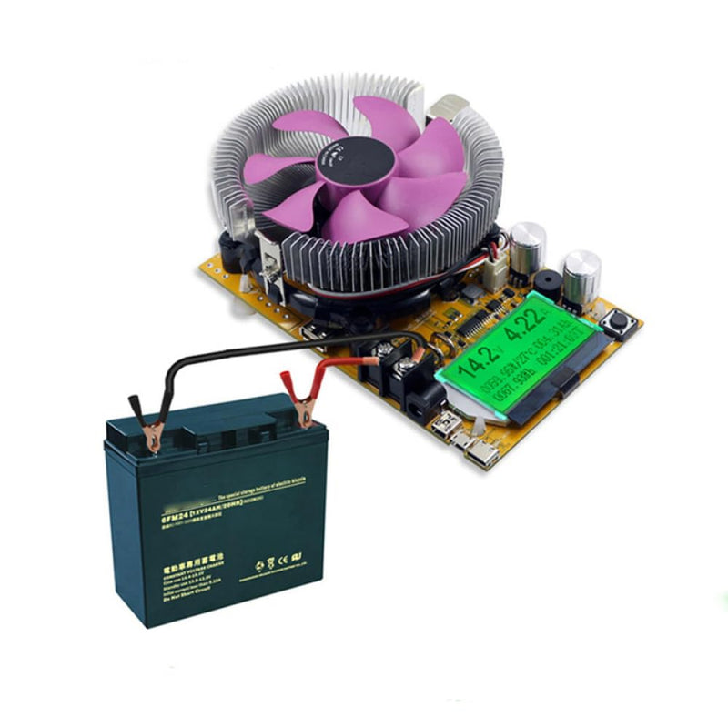 150W 20A Adjustable Constant Current Electronic Load, High Precision Discharge Resistance Capacity Tester with LCM Display 150 W