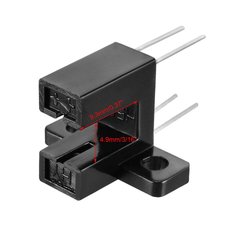 [Australia - AusPower] - uxcell 10 Pcs 3/16 inches Slot PCB Photo Interrupter Slotted Optical Sensor Switch HY505 