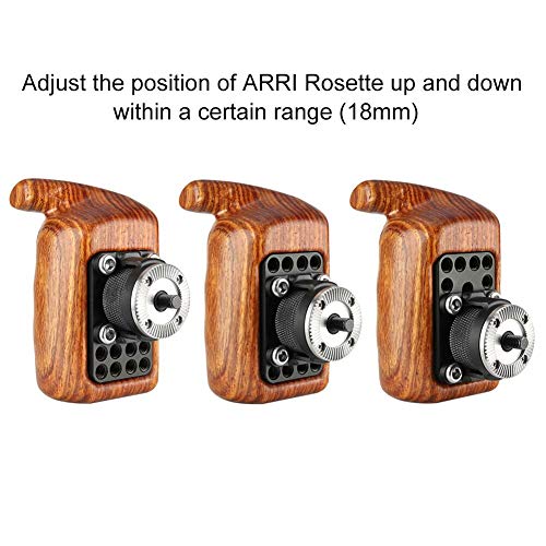 NICEYRIG Rosette Wooden Handle Grip Left Side (M6 Thread Diameter 31.8mm)