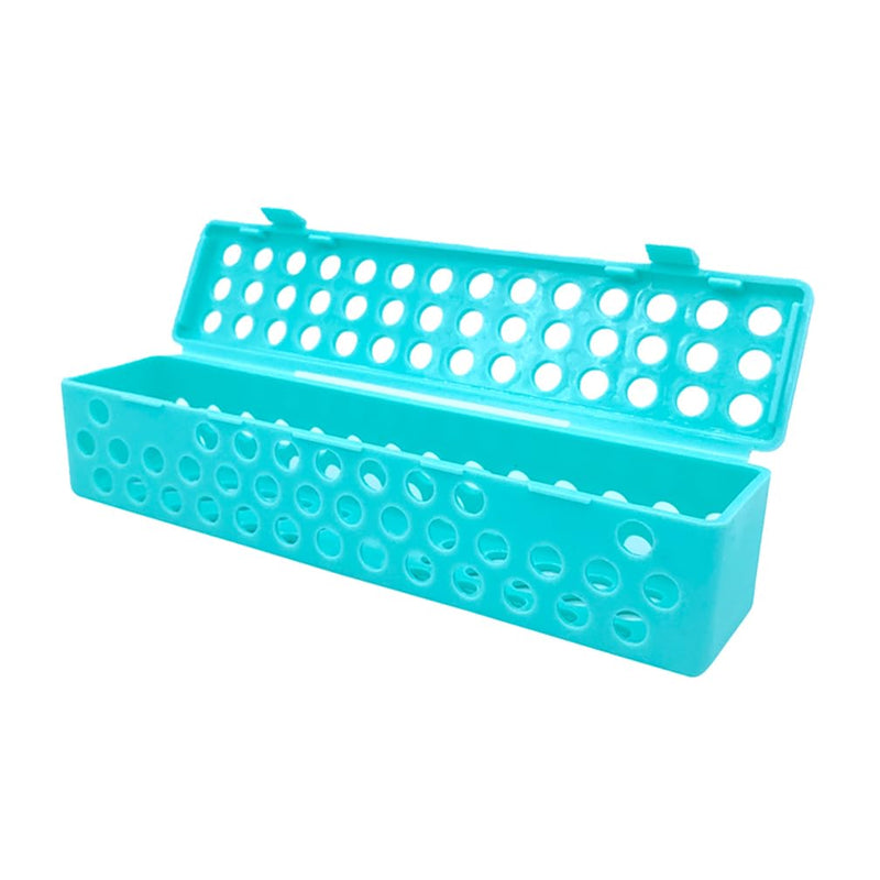[Australia - AusPower] - Dental Instrument Sterilizat Case Plastic Autoclavale Cassette Case Medical Surgical?Instrument?Disinfection Container Tray Green 