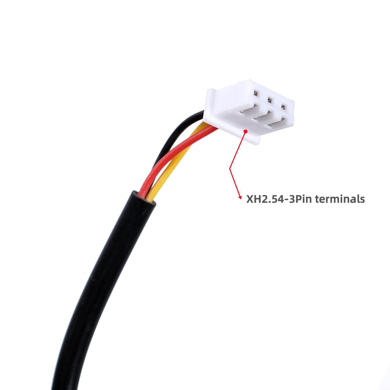 [Australia - AusPower] - 2PCS 5 Meter DS18B20 Temperature sensors Equipped with XH2.54-3Pin terminals, Waterproof Digital Temperature Probe sensors Compatible with Arduino, Raspberry, Pi 5-Meter/16.4FT 
