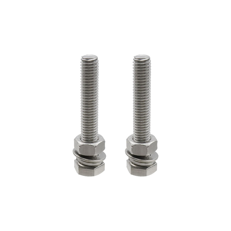 [Australia - AusPower] - Sscon 10Pcs M8 Flat Head Machine Screws and Nuts Kit 304 Stainless Steel Metric Hex Socket Head Cap Bolts Assortment Kit（M8*50mm) M8*50 