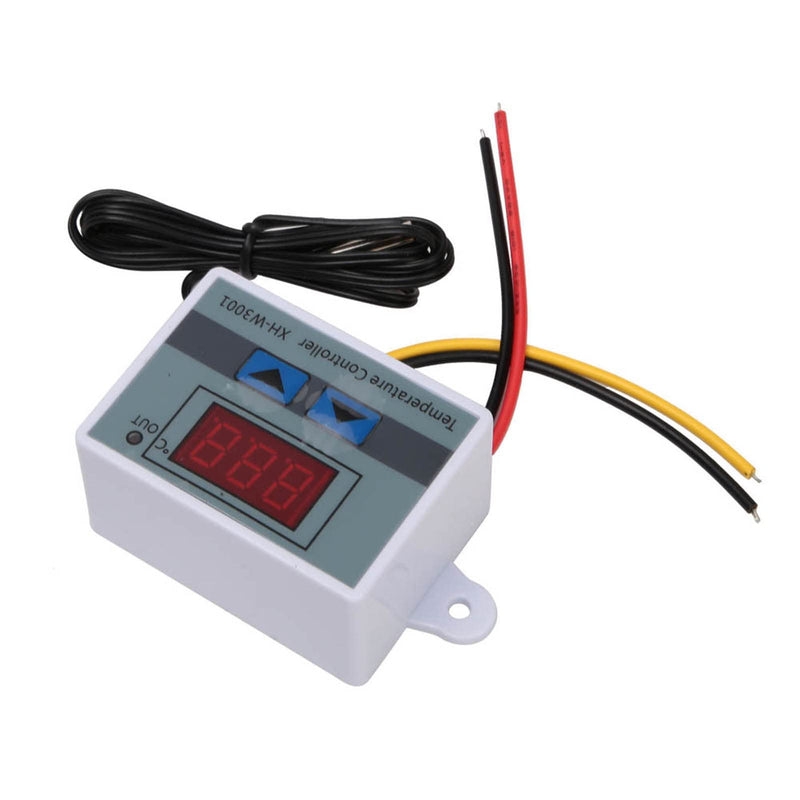 [Australia - AusPower] - XH-W3001 Temperature Controller Thermostat Switch, Digital LED Programmable Incubator Heating Cooling Electronic Thermostat with Waterproof Sensor Probe 24V/110-220V Range from -50℃ to 110℃(110-220V) 110-220V 
