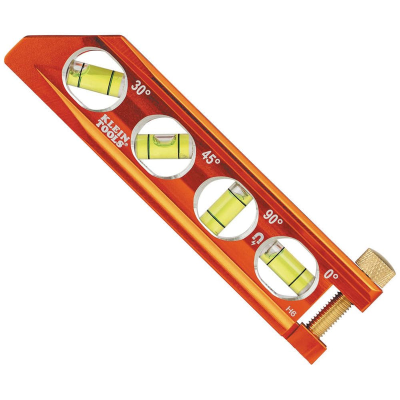 [Australia - AusPower] - Klein Tools Demolition Driver & Magnetic Torpedo Level Bundle - 7-Inch 5/16-Inch Slotted Driver & 6-Inch 4-Vial Orange Billet Level 