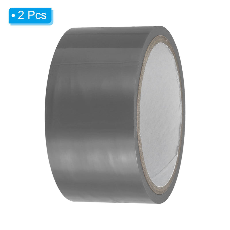 PATIKIL Non Stick Static Tapes 2 in x 50 Ft, 2 Roll Duct Tape No Glue Electrostatic Adsorption Tape for Organizing Cables Securing Crafts, Silver 2"x50'