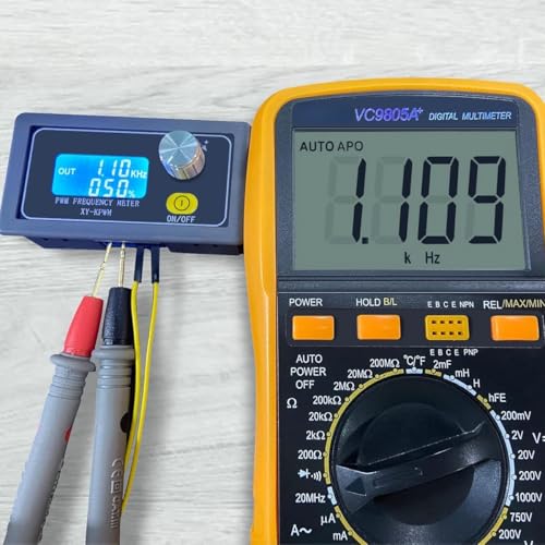 Riven PWM Pulse Rate Duty Ratio Adjustable Module with Switch, Rectangular Wave Signal Generator (XY-KPWM)