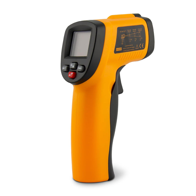 [Australia - AusPower] - Infrared Laser Thermometer - Accurate and Instant Readings, Non-Contact Digital Temperature Gun for Cooking, HVAC, and Automotive 