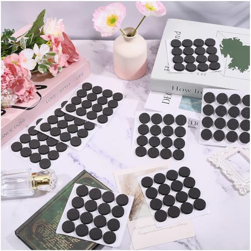 FREEBLOSS Pack of 192 Mushroom Injection Connectors with Adhesive Grid 0.8 Inch Self-Adhesive EVA Injection Ports for Mushroom Incubator Bags and Glass Lids Black