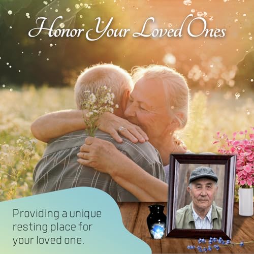 Stairway to Heaven Keepsake Urn for Ashes, 2.7 cu in (About 3 tbsp)