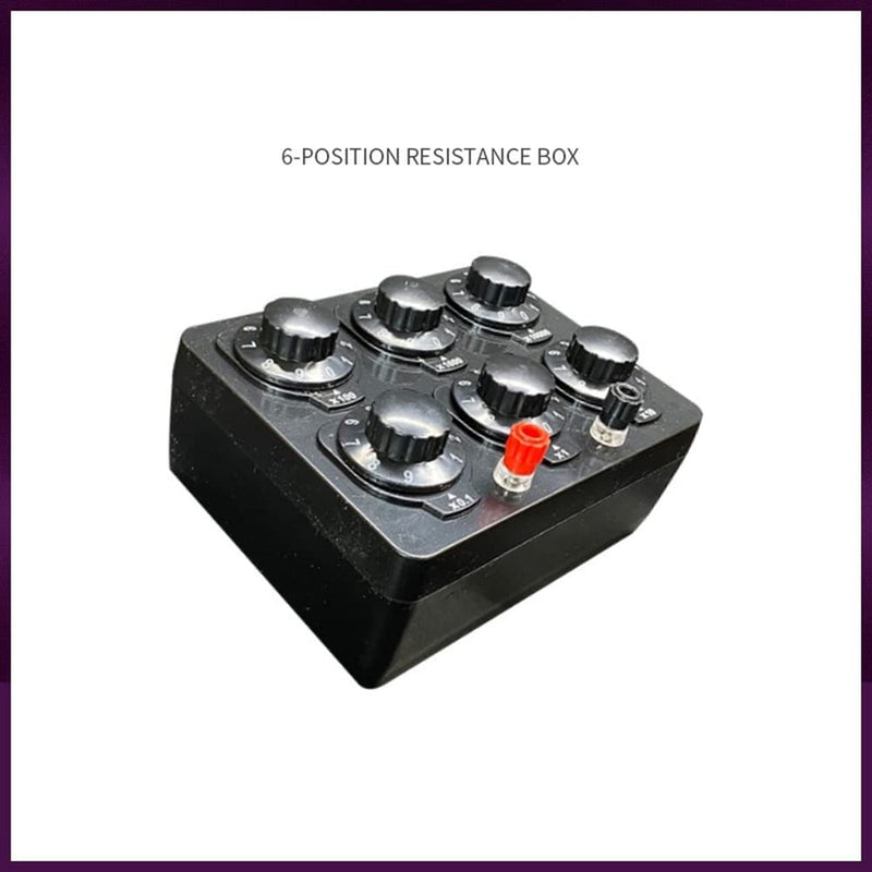 [Australia - AusPower] - PRATYAHARA 0-99999.9 Ohm Simple Resistance Box Precision Variable Decade Resistor Teaching Instrument Teaching Resistance Box 